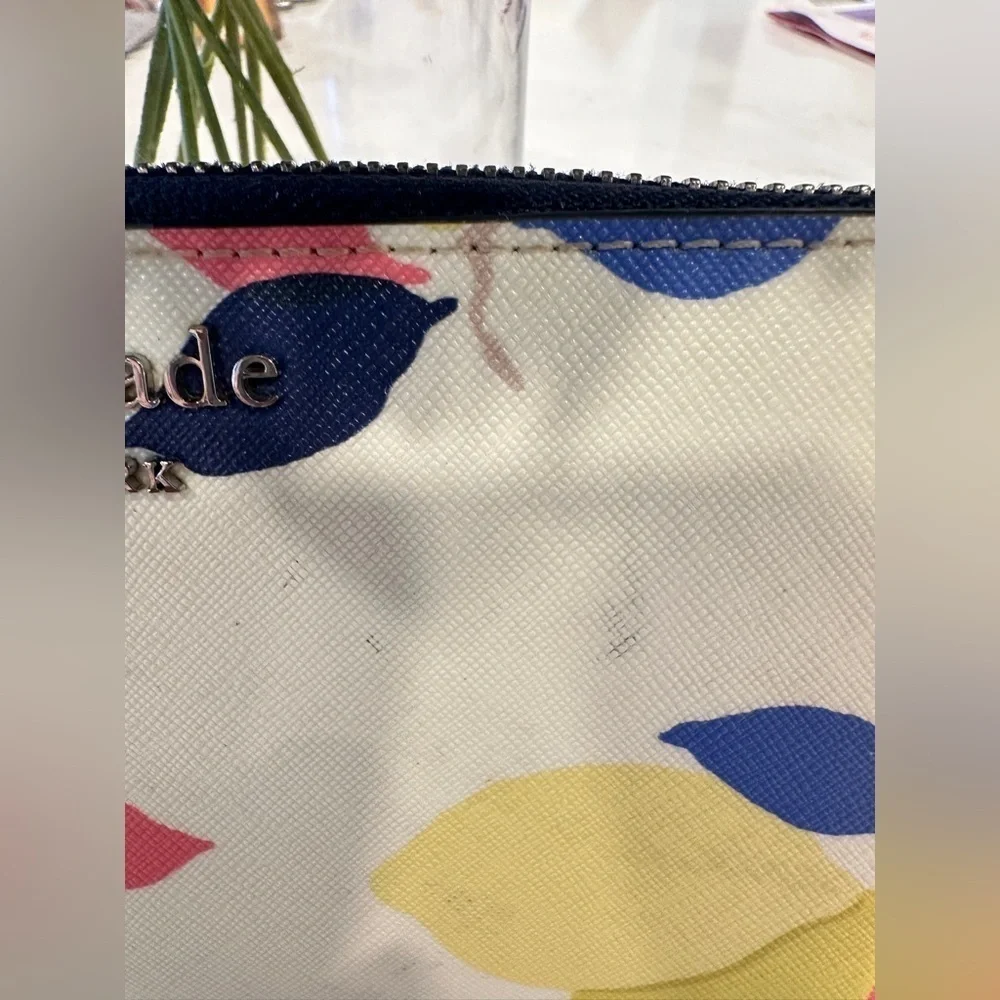 Kate Spade New York NWT Cameron Large Wallet LEMON ZEST